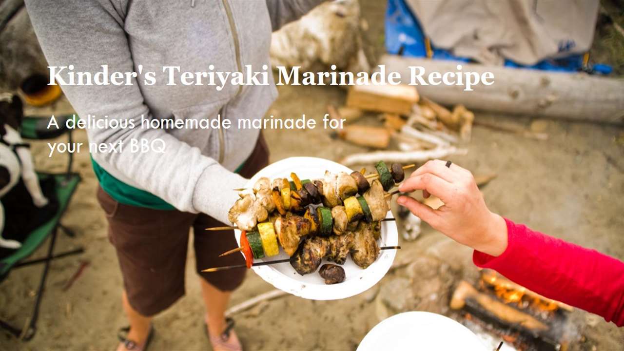 Kinder's Teriyaki Marinade Recipe